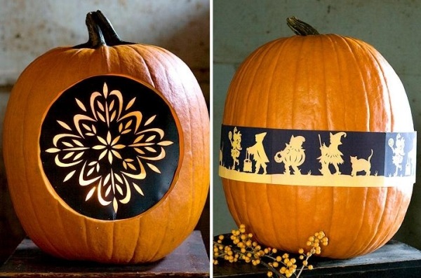Crie idéias de abóboras decorações de caneta de feltro de Halloween para mexer