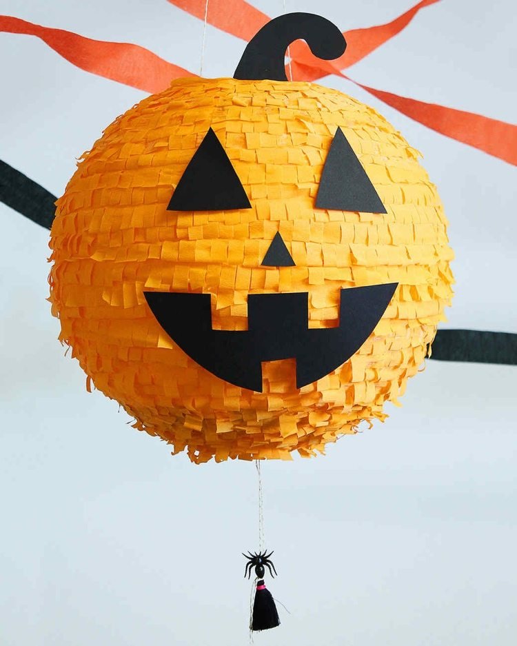 Faça você mesmo o Halloween Piñata Pumpkin Jack O'Lantern