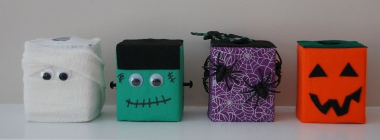 halloween-jogos-horror-caixa-papelão-caixa-aranha-múmia-curbis