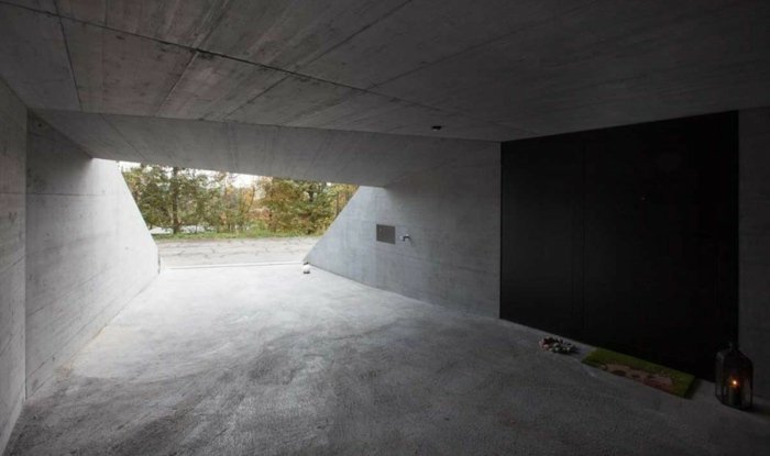arquitetura moderna para estacionamento de carros para garagem de concreto