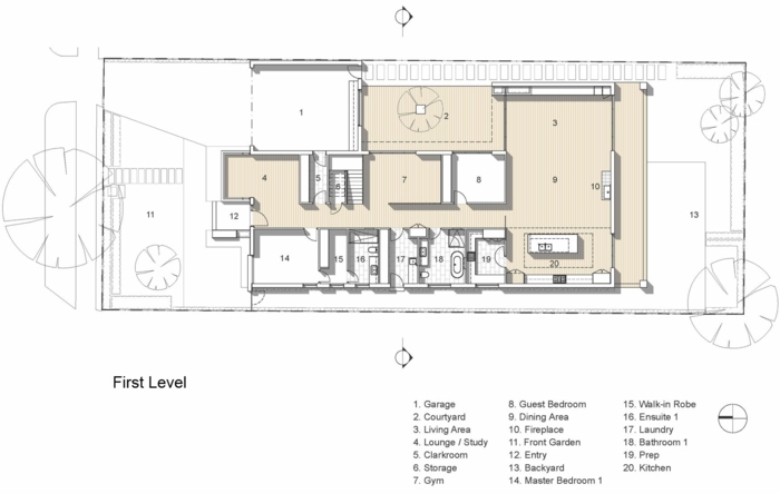 projeto de casa de melbourne projeto de distribuição de quartos de planta baixa