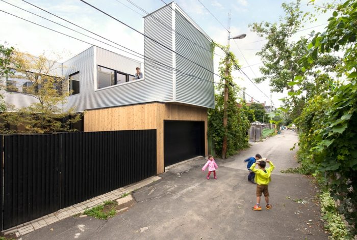 projeto de casa arquitetura moderna canadá la shed