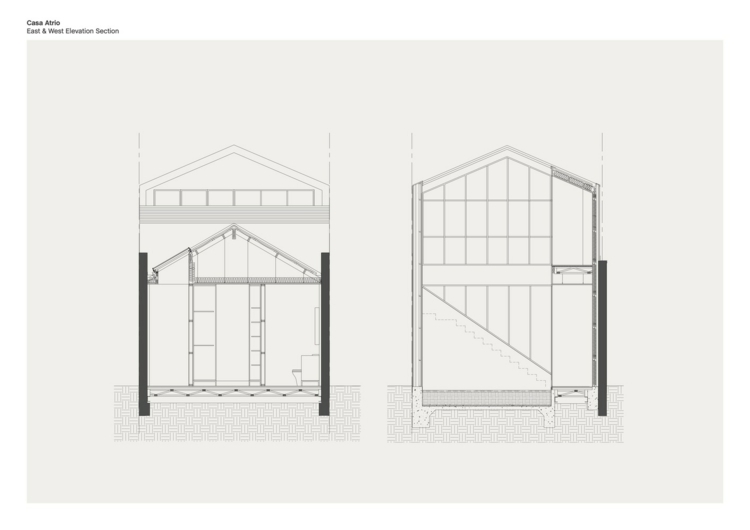 Projeto de construção de uma casa na Austrália no centro da cidade