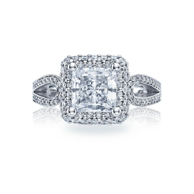 Pedras laterais ouro branco grande diamante caro nobre