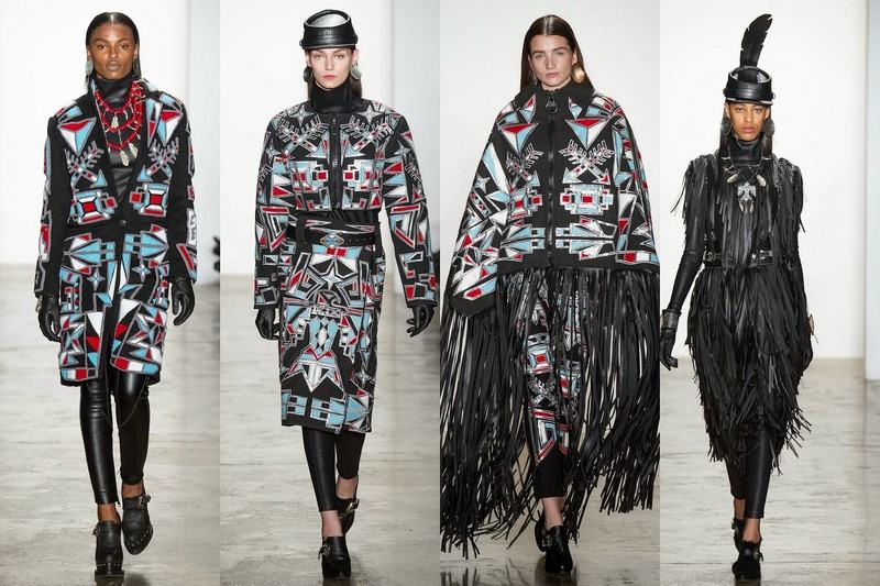 Fall-Fashion-2015-Blue-Black-Fringe-Coat-Trench-Coats