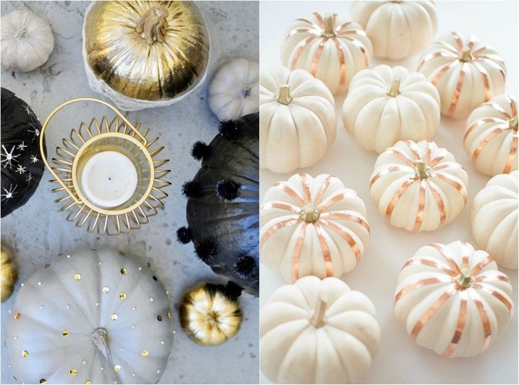 decoração de outono-faça-você-mesmo-halloween-abóbora-brilho-look