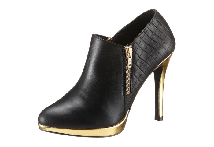 preto-ouro-couro-palmilha-Laura-Scott-High-Heels-Hochfront-Pumps