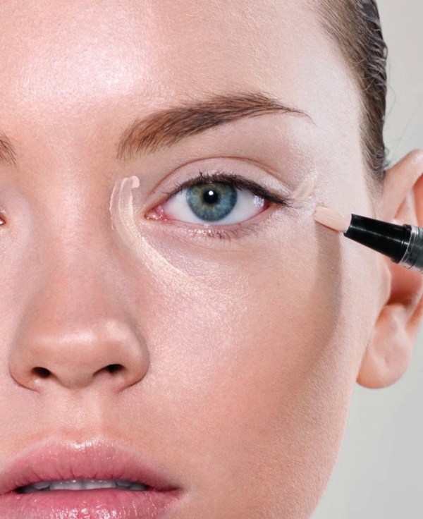 Efeito de 5 truques de maquiagem para melhor aparência