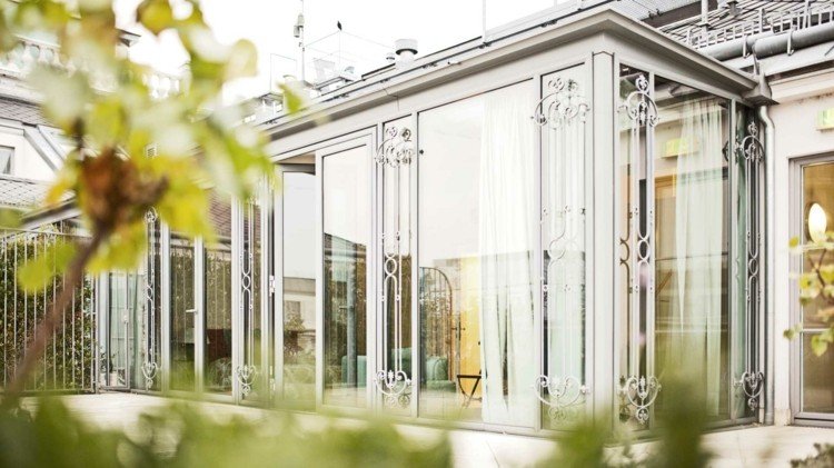 dicas de jardim de inverno custos-perfis de metal-ferro forjado decoração