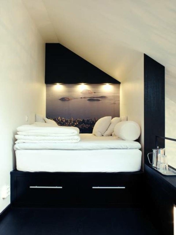 cama pequena-sótão-preto-branco-sótão