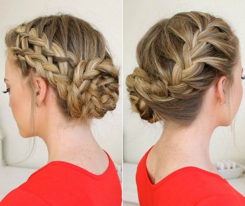 Updo-instruções-trança-embrulhar