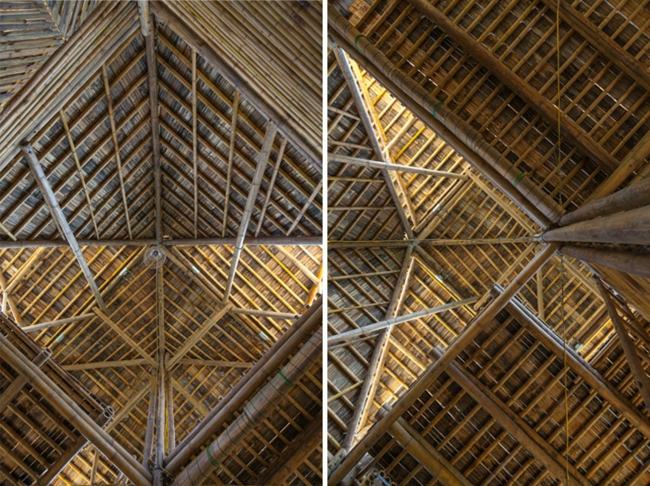 Elementos de teto suspenso pré-fabricados para telhado de casa
