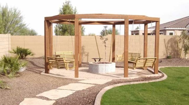 Jardim de balanço, construa você mesmo ideias, design segurança
