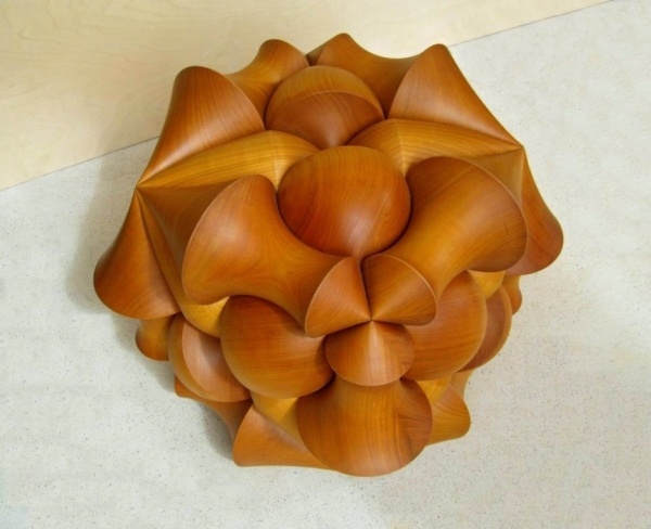 Cubo de madeira imundo Tompa Laszlo