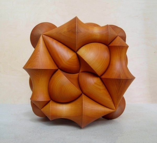 Sujeira de madeira - funileiro de objetos decorativos