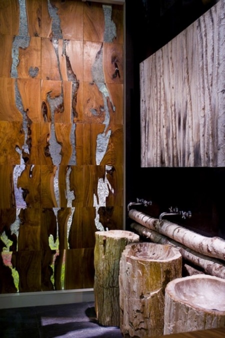painéis de parede de madeira aconchegantes