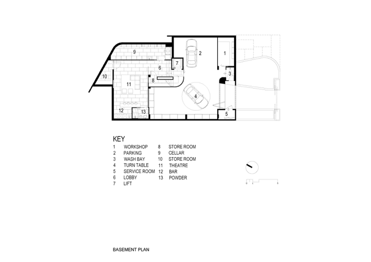 viga de madeira-calcário-moderno-casa de praia-planta baixa-cave-garagem