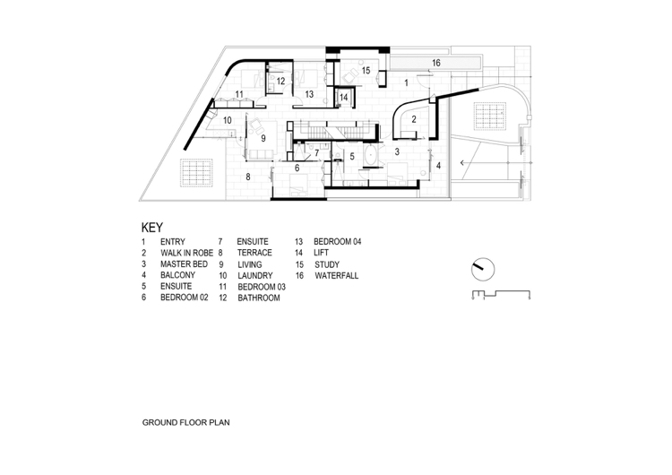 viga de madeira-calcário-moderno-plano de casa de praia-piso térreo