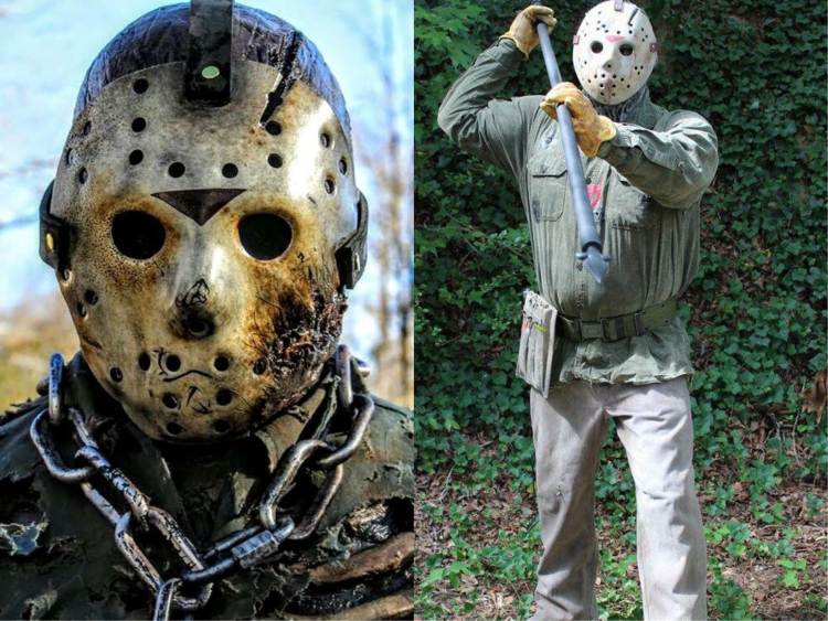 máscara de fantasia de terror faça você mesmo halloween jason vorhees