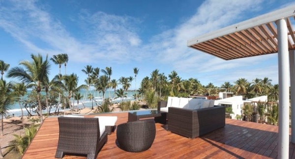 hotel na república dominicana relaxamento mobiliário de exterior