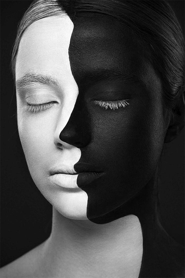 maquiagem preto e branco inspiração para maquiagem facial