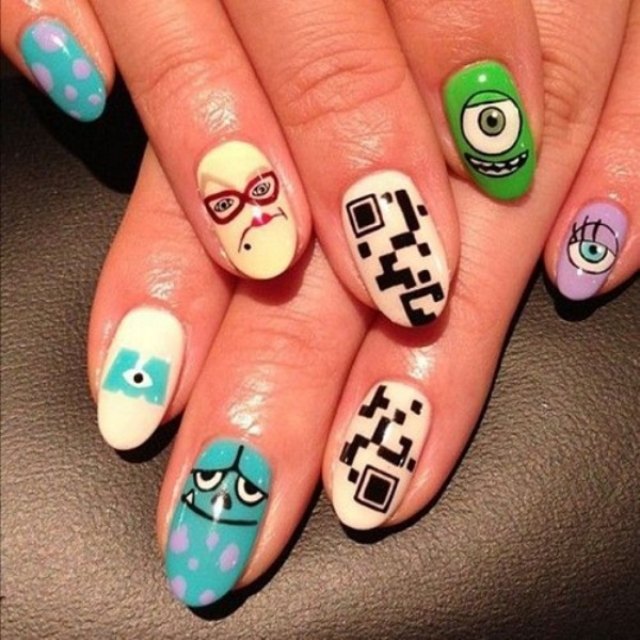 cool-nail-motifs-ideas-nail-art-designs - comichelden-nagelsticker
