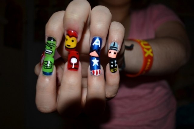 Nail-Art-Designs-superhero-movies-nail-decor-funny-re-style-ideas