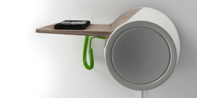 Acessórios de decoração de parede de alto-falante de alta tecnologia I-Phone Bluetooth Design-DNgroup presente ideia
