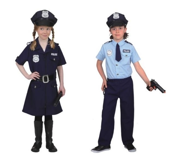 Trajes infantis para armas de polícia Acessórios para festas de carnaval - acessórios