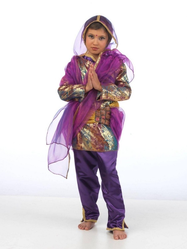Ideias para fantasias femininas-festa de carnaval-look oriental-Hanim-lenço na cabeça da Índia