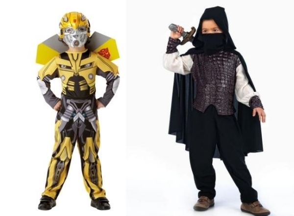 ideias fantasias carnaval robô ninja espada negra