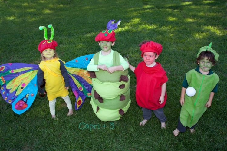 carnaval-fantasias-para-crianças-insetos-borboleta-lagarta-tomate