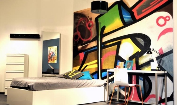 Idéias decoração de parede foto papel de parede abstrato olhar de rua