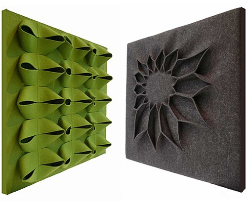 Painéis de parede acústicos decorativos Anne-Kyyro-Quinn verde cinza