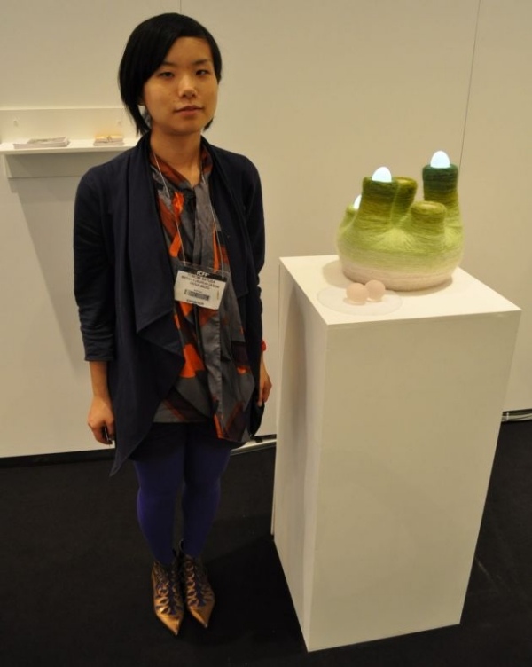 Escultura de luz interativa oshibe Tomomi Sayuda