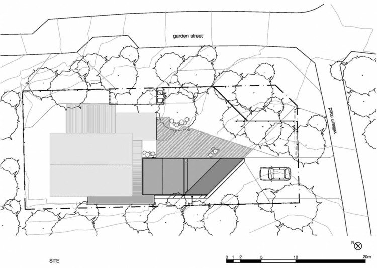 bangalô projeto arquitetura moderna concreto madeira floresta