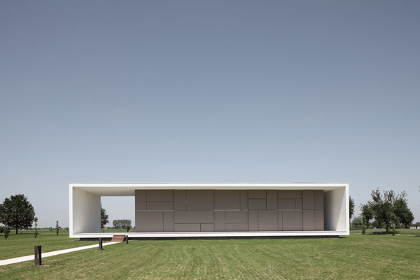 Arquitetura de casa italiana - design minimalista