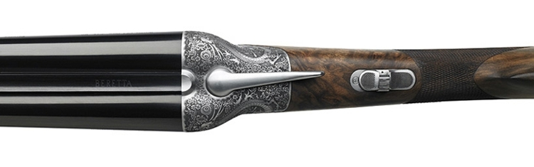 rifle de caça de madeira beretta 486 com arma gravada