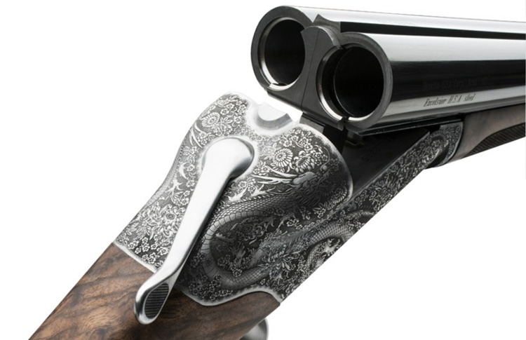 cano da arma gravura marc newson design beretta itália