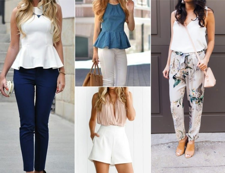 Traje de consagração juvenil sem vestido - combina calça e blusa