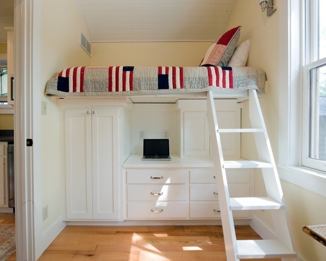 Loft bed mobile room design de móveis de madeira - tradicional Hamilton snowber - Architects