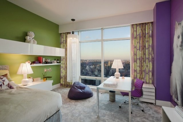 Móveis pufes para sala de jovens cores modernas design fontes de luz janela-vista-Duane-Kaschak-ID