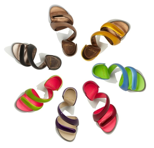 Escolha de cores-tendência-estilista-sapatos-coloridos