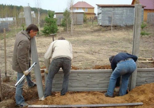 Installation af eurofences