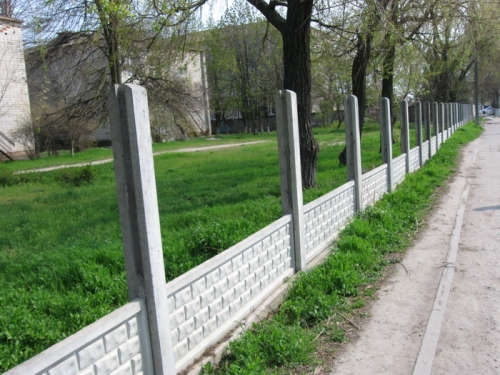 Installation af eurofences - de første sektioner