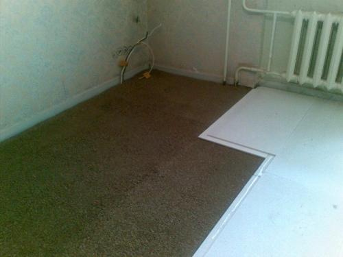 Утепление бетонного пола экструдированным пенополиуретаном