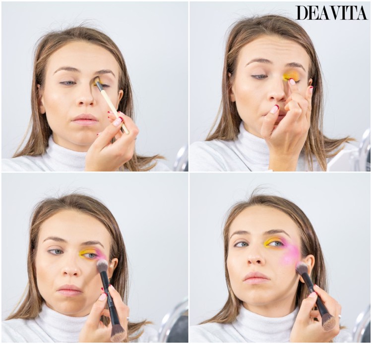 Instruções para sombras coloridas de princesa tribal