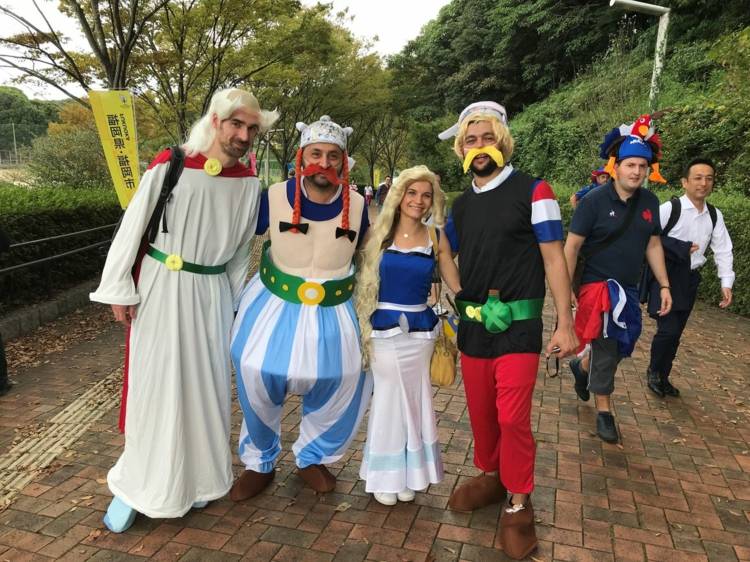 Falbala de Asterix e Obelix projeta uma festa à fantasia com filmes temáticos