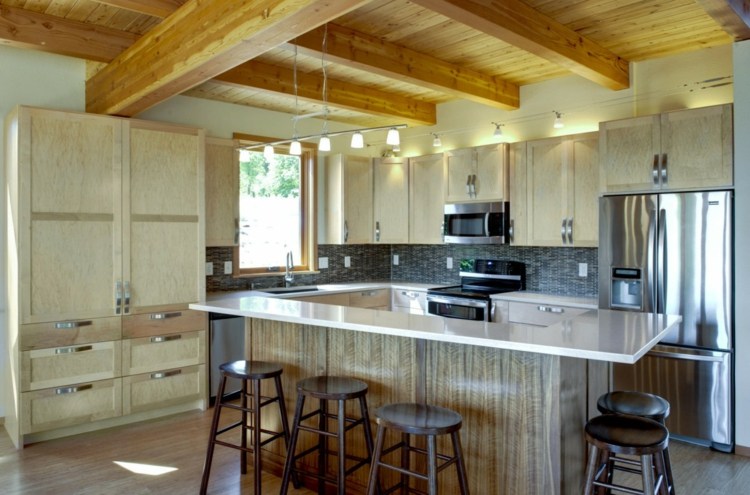 cozinha-country-modern-old-white-armários-old wood-inspiração