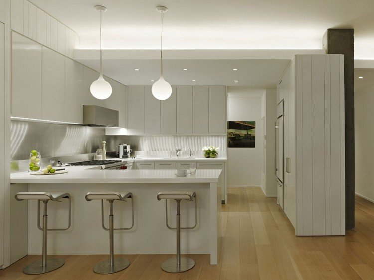 cozinha iluminação-planejamento-espaço de trabalho-iluminação-cozinha